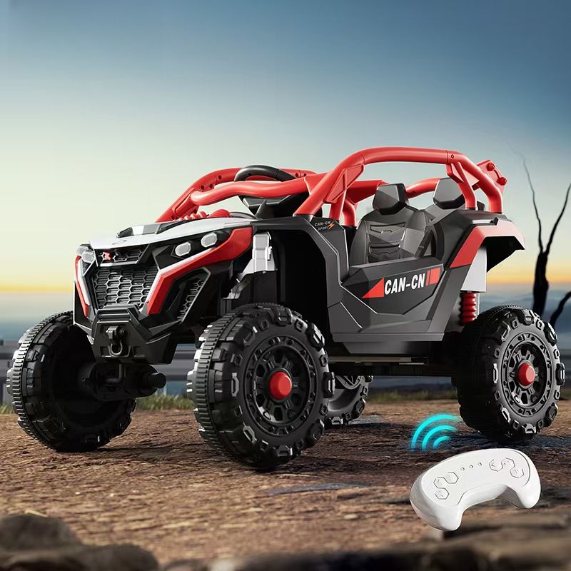 Masina Electrica pentru Copii, Tip Buggy/UTV Off-Road Dual Drive 4x4