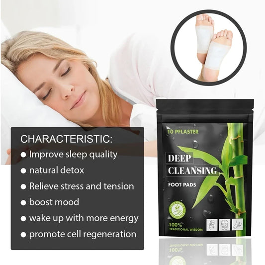 Plasturi de plante pentru detoxifierea picioarelor 10Buc