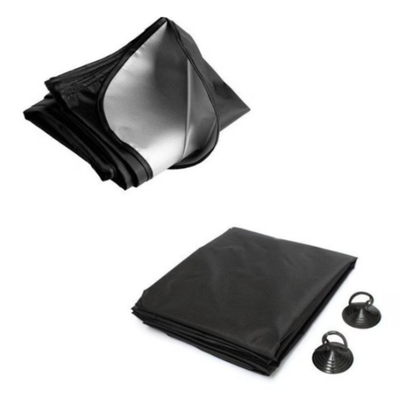 Prelata protectie parbriz cu 2 fete Iarna / Vara 70 x 145 cm