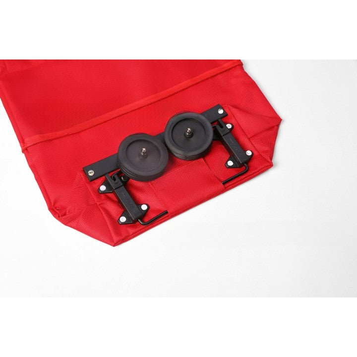 Geanta Pliabila, 2 in 1, Carucior cu Roti, pentru Cumparaturi, 19 l