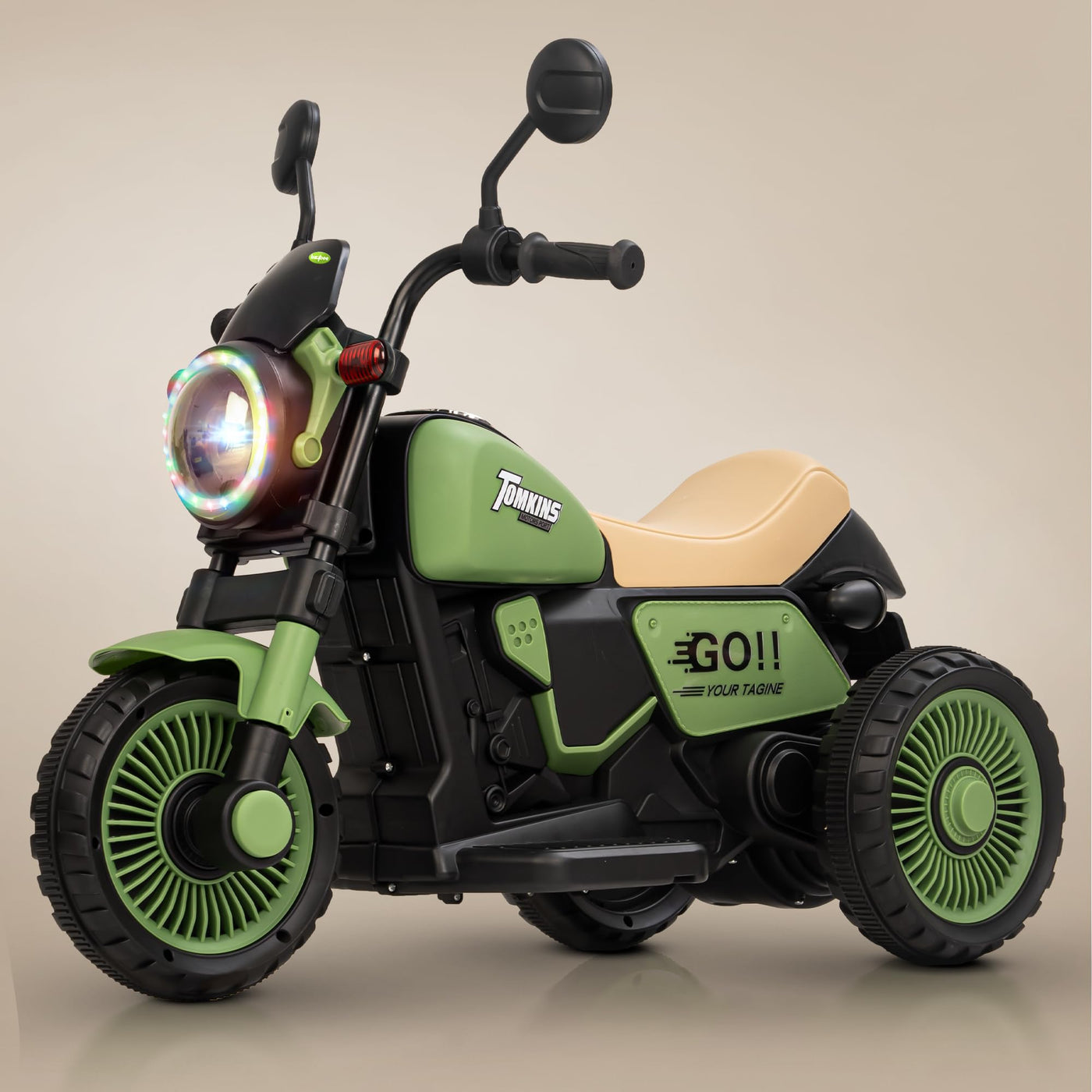 Motocicletă Reîncărcabilă Baybee Cruzer pentru Copii cu Accelerație și Funcții Multimedia 1-5 ani