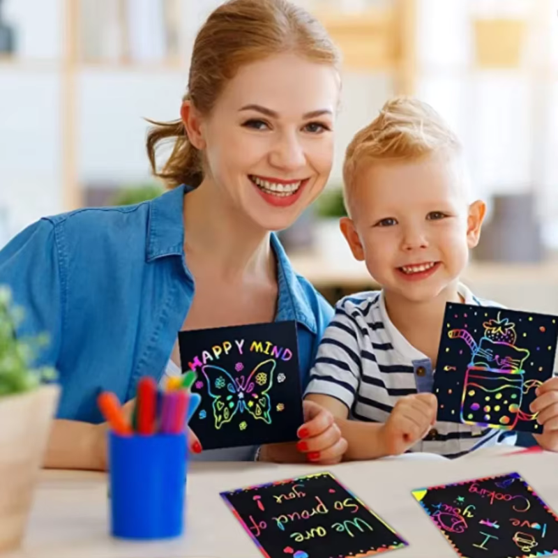 Hârtie Magică Răzuibilă – Creație Fără Limite! 🎨✨