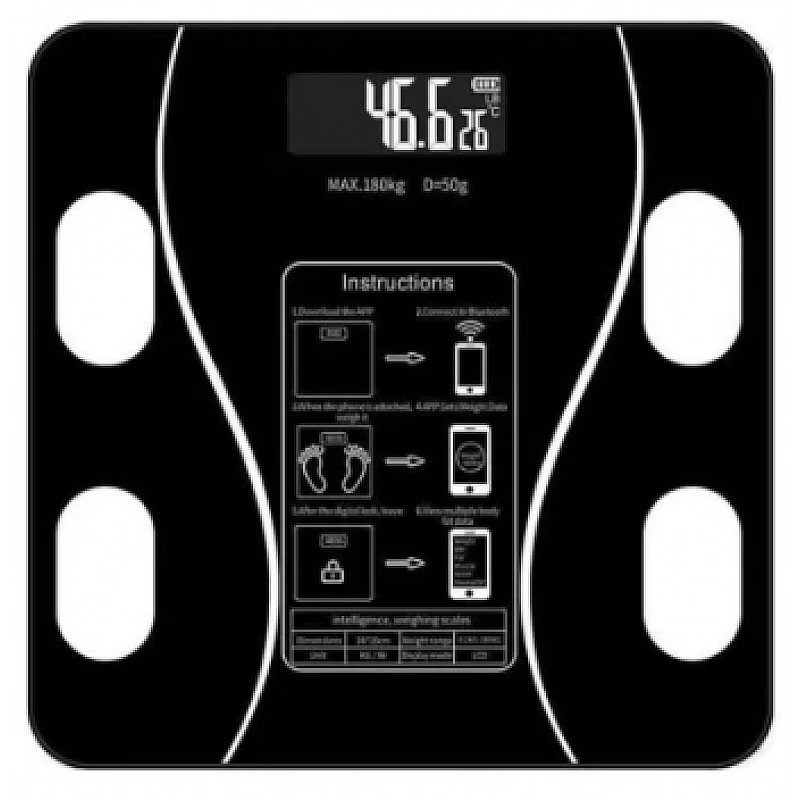 Cantar corporal senzor inteligent de temperatura cu Bluetooth