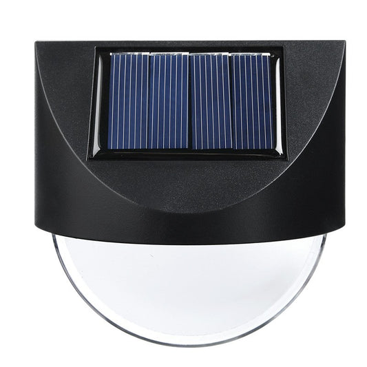 Aplica solara LED Selexmo, ABS/Policarbonat, rezistent la apa IP65, 1 LED, pentru gradina, casa, balcon, terasa, 1.2V, 600mah, 8.8 x 8.5 cm, alb rece