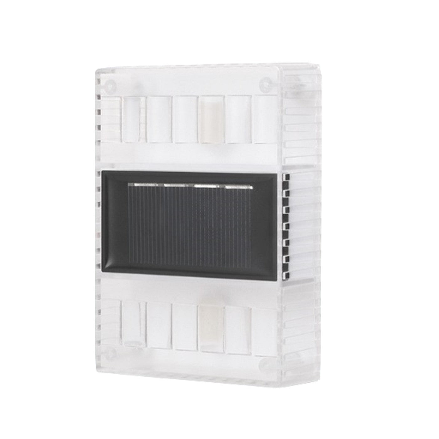 Aplica solara LED Selexmo, ABS/Policarbonat, rezistenta la apa IP65, pentru perete, 1.2V, 600mah, 10.5 x 2.5 x 7 cm, alb cald