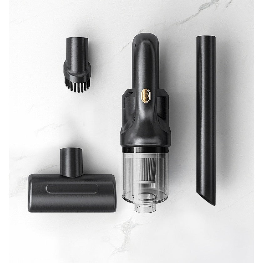 AirClean Pro - Aspirator portabil multifuncțional ,cu baterie de 2000 mAh, funcții de aspirare și suflare, USB-C, 3 accesorii incluse