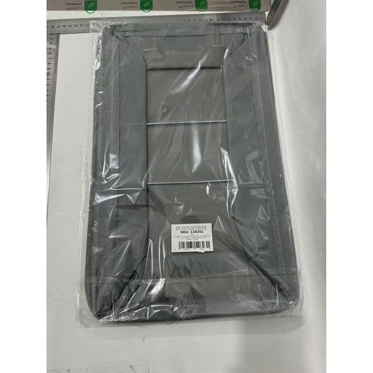 Cutie Depozitare selexmo, pentru Haine, lucruri, din Textil cu Cadru Metalic, Manere Laterale, forma Dreptunghiulara, 47 x 28 x 20 cm, volum 26 L, Gri