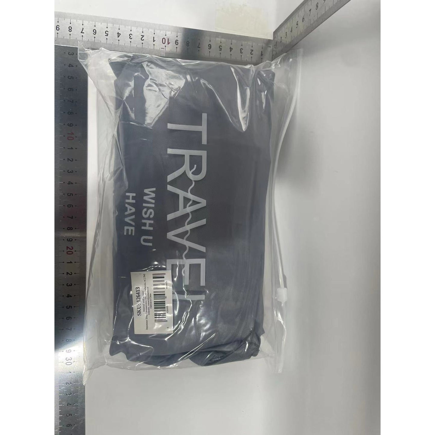 Set 7 Genti de Calatorie, selexmo, pentru Depozitare, Compresibile, 7 Dimensiuni, Impermeabile, Design cu Plasa, Pliabile, Manere Robuste, Fermoar dublu, Gri