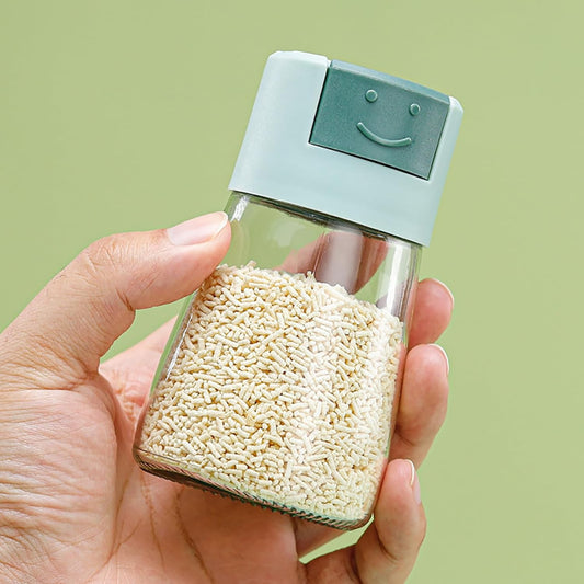 Dozator Condimente, selexmo, din Stilca, 180 ml, Rezistenta la Umidiate, 11.3 x 6.4 cm, Masura 5g, Albastru