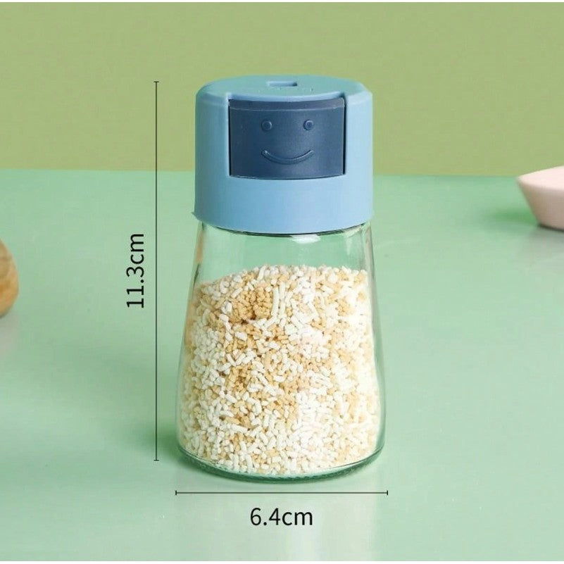 Dozator Condimente, selexmo, din Stilca, 180 ml, Rezistenta la Umidiate, 11.3 x 6.4 cm, Masura 5g, Albastru
