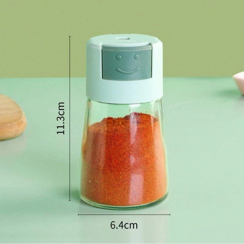 Dozator Condimente, selexmo, din Stilca, 180 ml, Rezistenta la Umidiate, 11.3 x 6.4 cm, Masura 5g, Verde