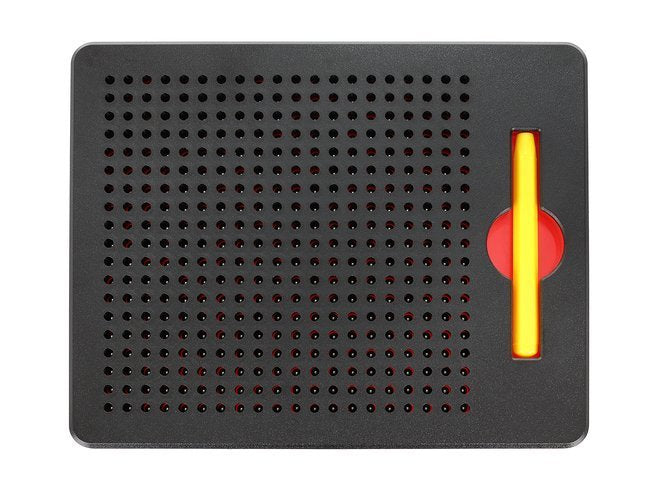 Tablă Magnetică cu Bile și Stilou Magnetic - Jucărie Educativă pentru Dezvoltarea Abilităților Manuale - Include 20 Șabloane