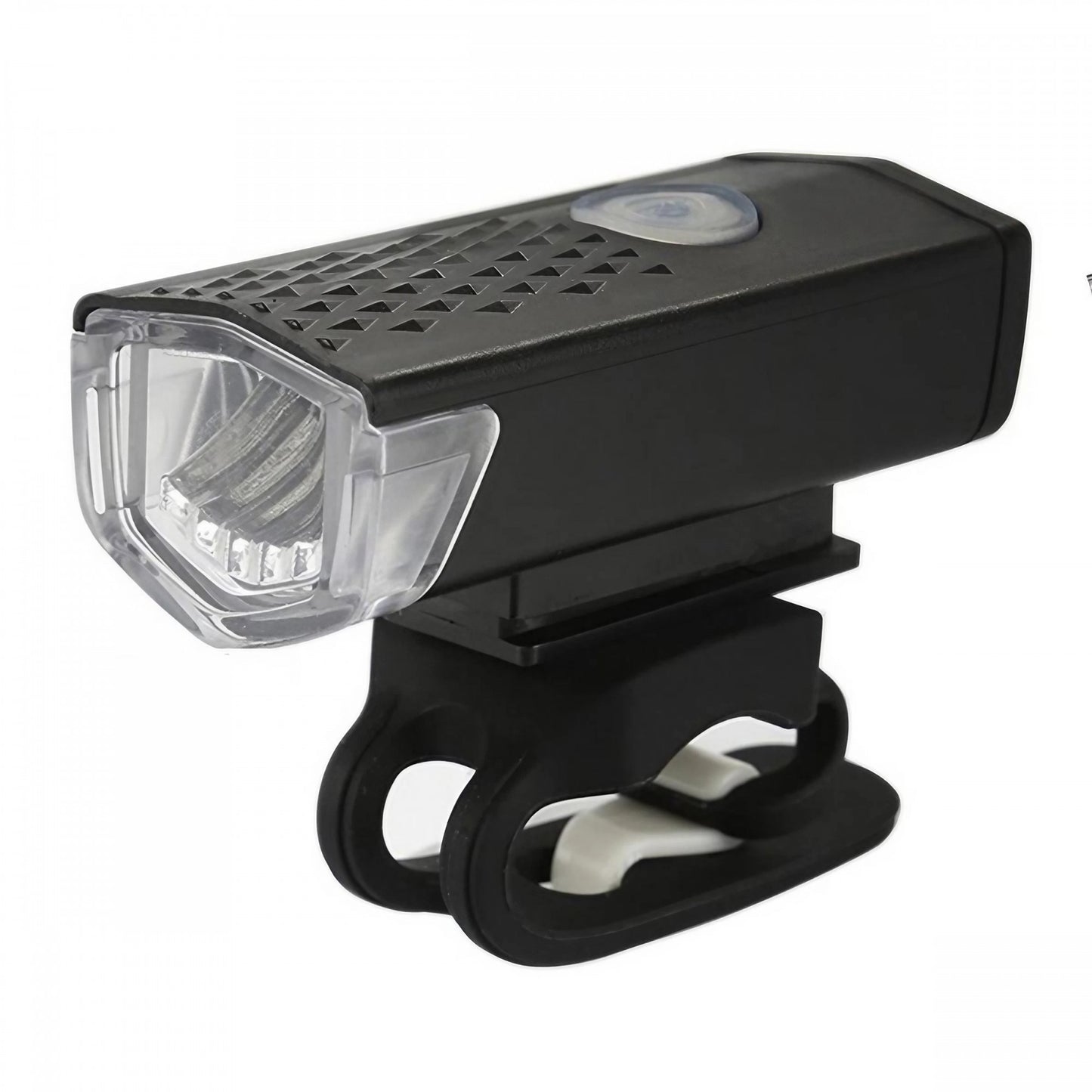 Far cu LED proiector pentru bicicleta\trotineta, reincarcabil, cablu USB inclus, 3 moduri de lumina, IPX4, Negru, 6.5x2.9x2.3 cm