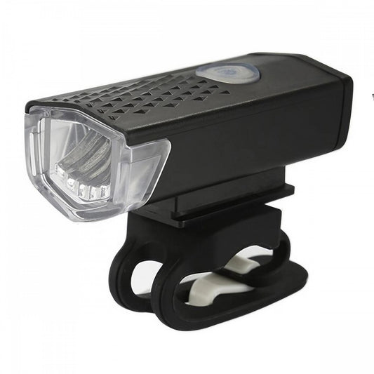 Far cu LED proiector pentru bicicleta\trotineta, reincarcabil, cablu USB inclus, 3 moduri de lumina, IPX4, Negru, 6.5x2.9x2.3 cm