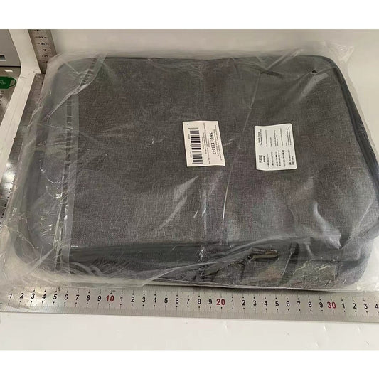 Geanta selexmo pentru Depozitare Acte si Documente, Facturi, Carduri, cu Cod de Securitate, 5 Compartimente, Impermeabila, 37 x 20 x 27 cm, Gri