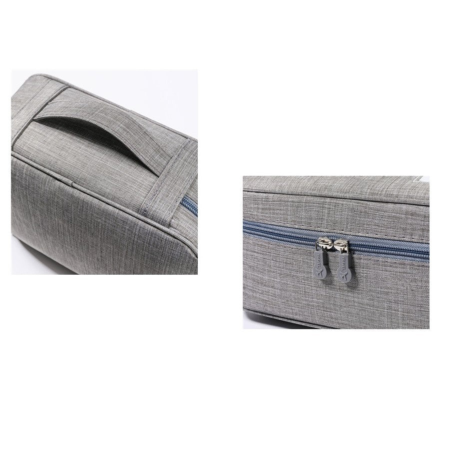 Geanta Organizatoare selexmo, Pentru Cabluri si Accesorii, Portabila, Impermeabila, 24,5 x 18 x10cm, Gri