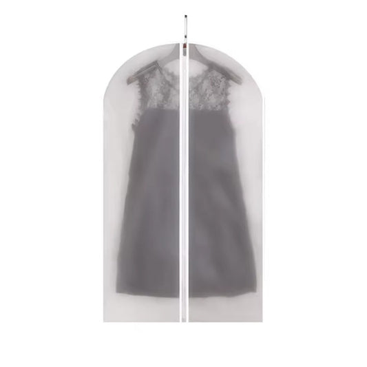 Set 5 Huse de Depozitare cu Fermoar, selexmo, pentru Haine, de Protectie, pentru Voiaj, Netesut, Rezistent la Praf, 60x100 cm, Transparent-Alb