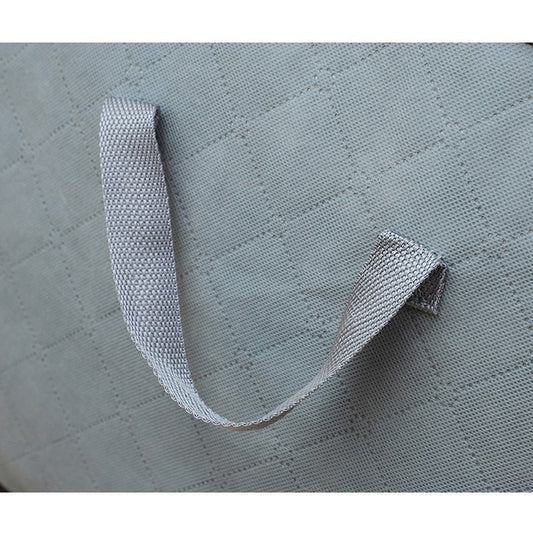 Husa de Depozitare, selexmo, Intrebuintare Multipla, Pliabila, cu Fermoar Bidirectional si Fereastra Laterala Transparenta, Lavabila, 50x48x28 cm, Gri