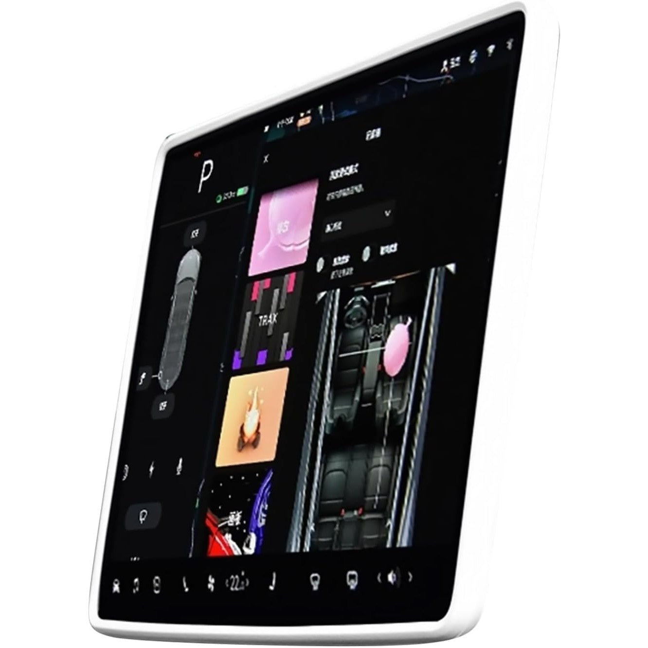 Husa de Protectie Margini Ecran Frontal Tesla, Compatibil cu Tesla Model 3/Y, din TPE