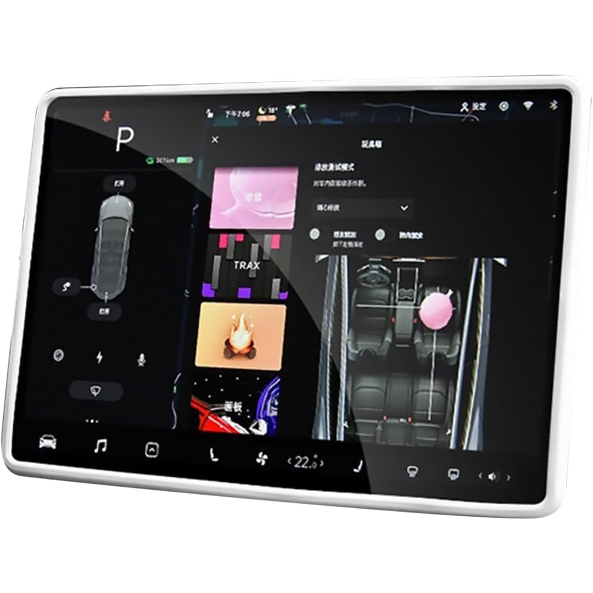 Husa de Protectie Margini Ecran Frontal Tesla, Compatibil cu Tesla Model 3/Y, din TPE