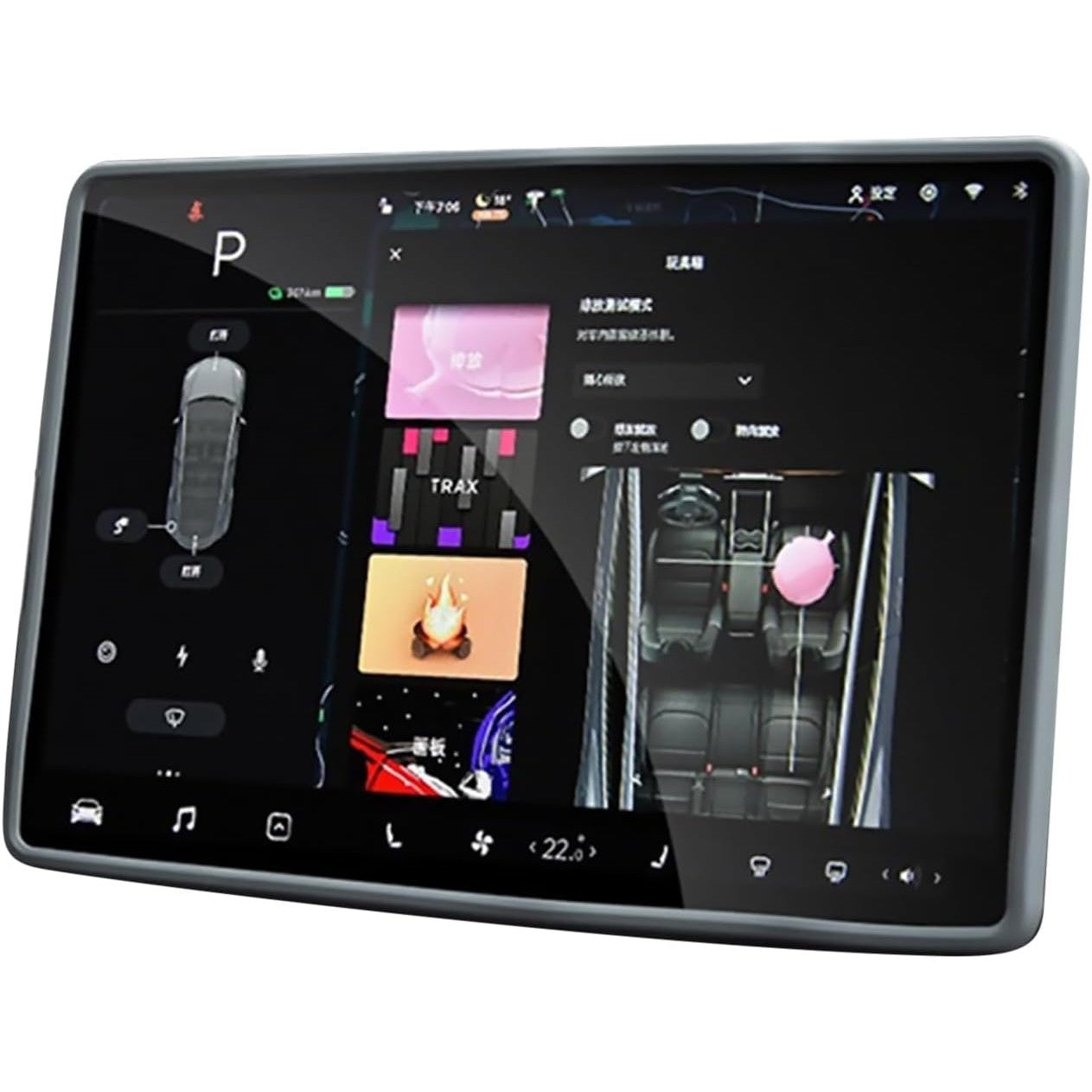 Husa de Protectie Margini Ecran Frontal Tesla, Compatibil cu Tesla Model 3/Y, din TPE