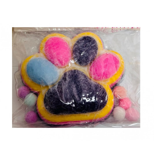 Jucarie Antistres Squishy, selexmo, cu Revenire Lenta, Model Labuta de Pisica Pufoasa, 220g, 12.5 x 10.5 cm Squeeze Pinch Family, Ambalaj Transparent, Multicolor