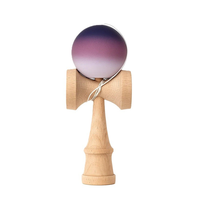 Jucarie Kendama X Originala, Profesionala, Selexmo, din Lemn, Rubber Grip, 18 cm, Negru/Maro/Alb