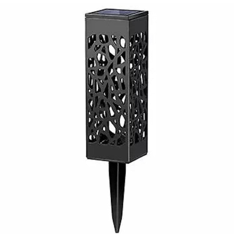 Lampa solara LED Selexmo, tip felinar, pentru gradina, inaltime 28.5 cm, putere 0.2W, 1.2V, 600mAh, alb rece