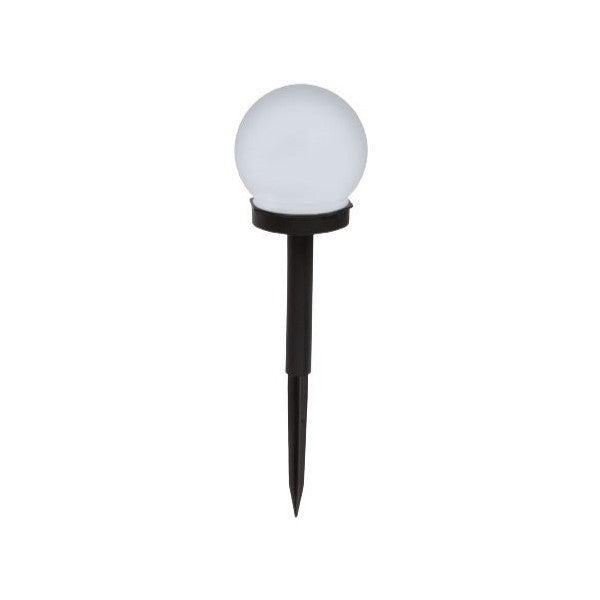 Lampa solara LED, Sferica, Tip Glob Selexmo, Diametru 10 cm, Alb rece