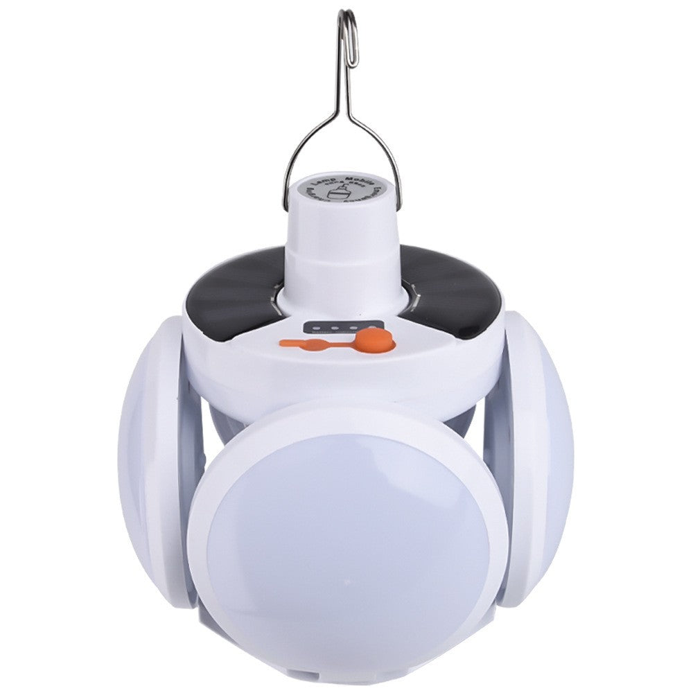 Lampa solara cu 25 LED-uri, pliabila, prindere carlig cu 5 moduri de iluminare, Selexmo