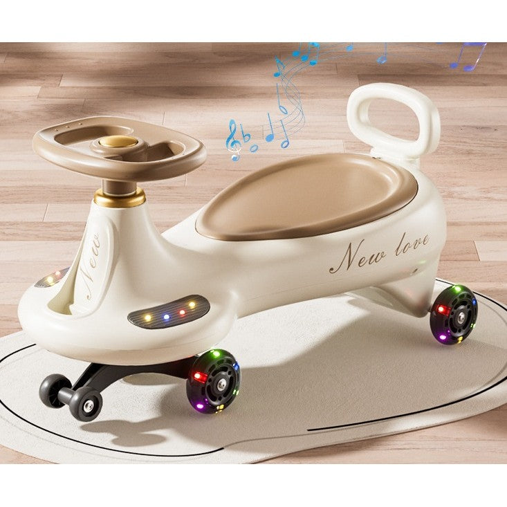 Masinuta, 1-8 Ani, Rotire 360 Grade, Anti-rasturnare, Roti Silentioase, Impingere, Bluetooth