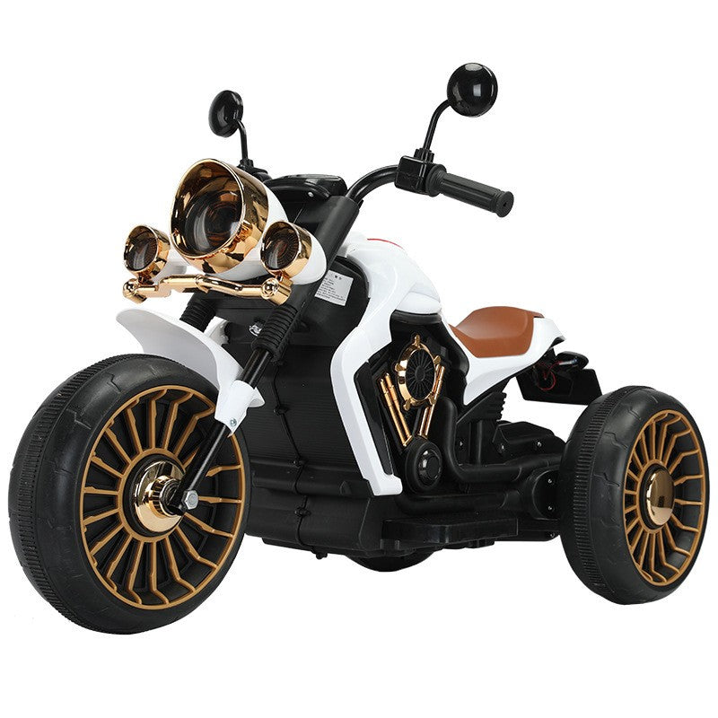 MOTOCICLETA ELECTRICA, CU ACUMULATOR, BLUETOOTH, SISTEM ANTI-RASTURNARE, SISTEM DE LUMINI SI SUNET, 1-8 ANI TELECOMANDA