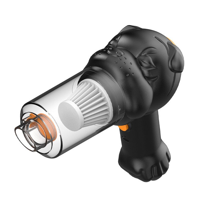 AirClean Pro - Aspirator portabil multifuncțional ,cu baterie de 2000 mAh, funcții de aspirare și suflare, USB-C, 3 accesorii incluse