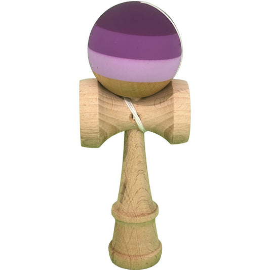 Jucarie Kendama X Originala, Profesionala, Selexmo, Super Sticky din Lemn, 18 cm, pentru Copii si Adulti, Purpuriu/Mov/Lila