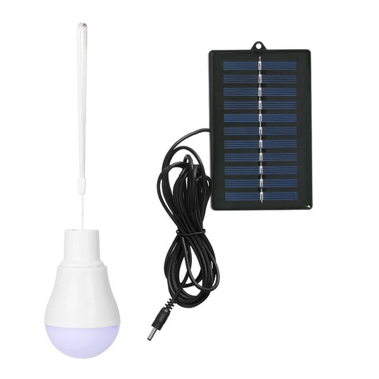 Bec portabil cu panou solar Selexmo, pentru camping, utilizare exterior/interior, 3.6V, 400 mAh, 6.2 x 10 cm, alb rece