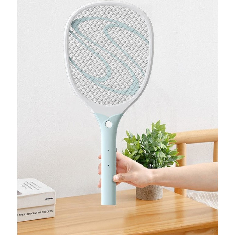 Paleta Electrica pentru Tantari, Muste sau Insecte LED, Reincarcabila, Incarcare USB, Plastic, Casa si Gradina, Anti-insecte
