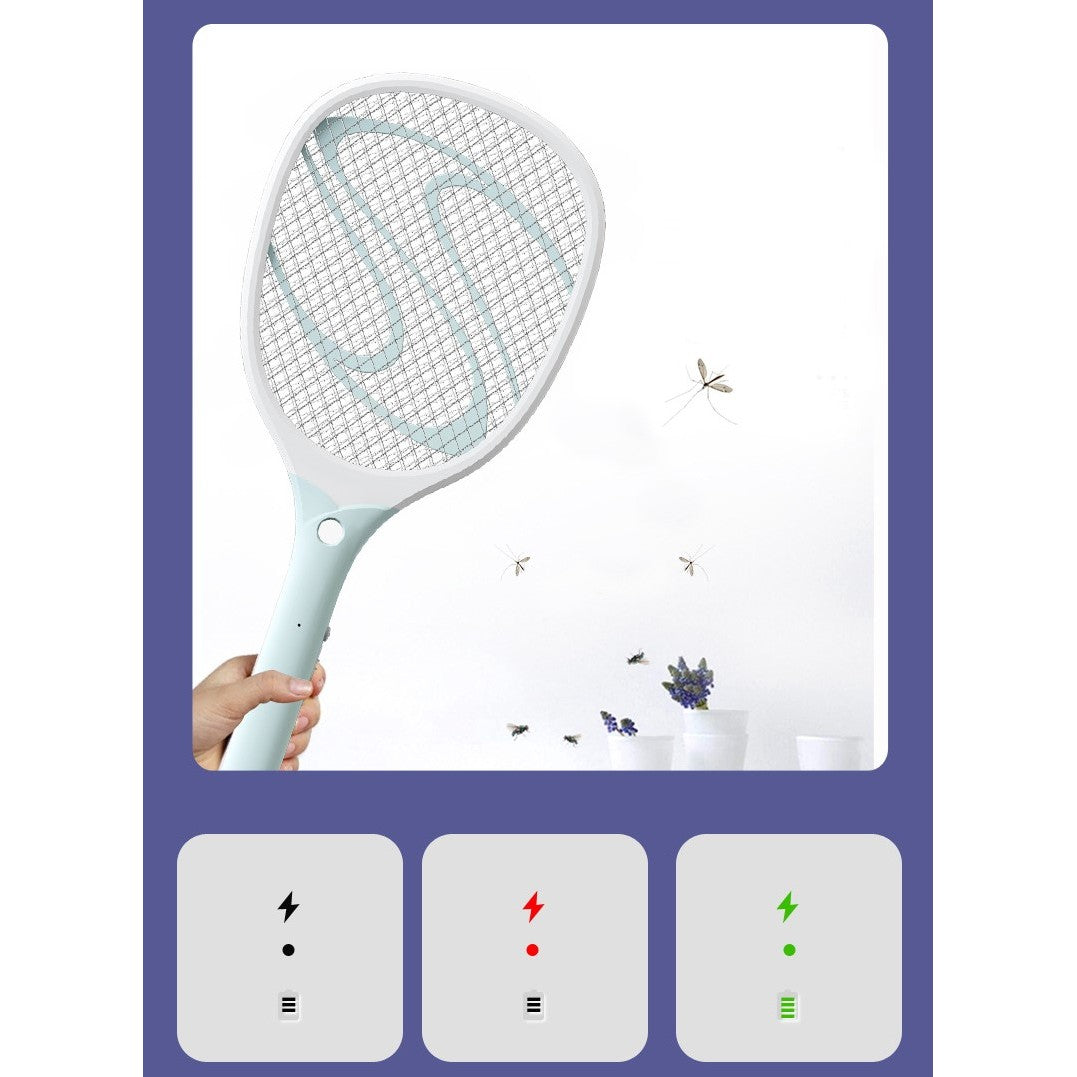 Paleta Electrica pentru Tantari, Muste sau Insecte LED, Reincarcabila, Incarcare USB, Plastic, Casa si Gradina, Anti-insecte