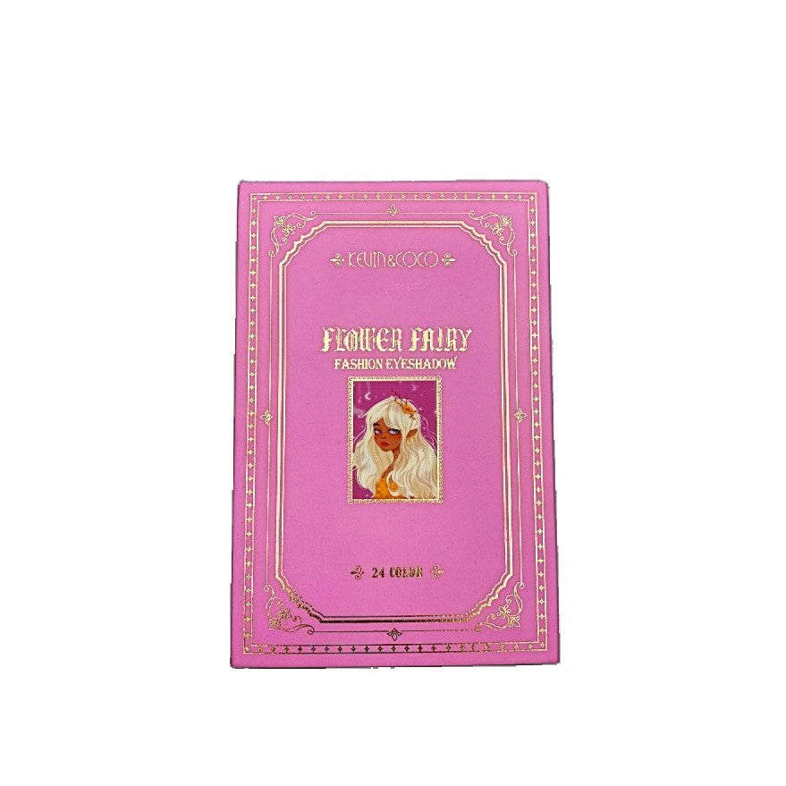 Paleta Farduri Flippy, Kevin&Coco, Tip Carte, 24 Culori, Iluminator si Blush Inclus, Dreptunghiulara, 210 g, 16.2 x 10.8 x 2.2 cm, Valabilitate 3 Ani, Multicolor