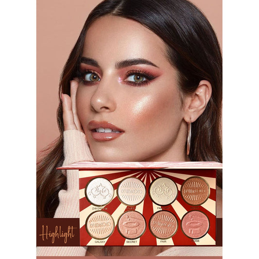 Paleta  Highlighter ( Iluminator ) Kevin&Coco 8 culori