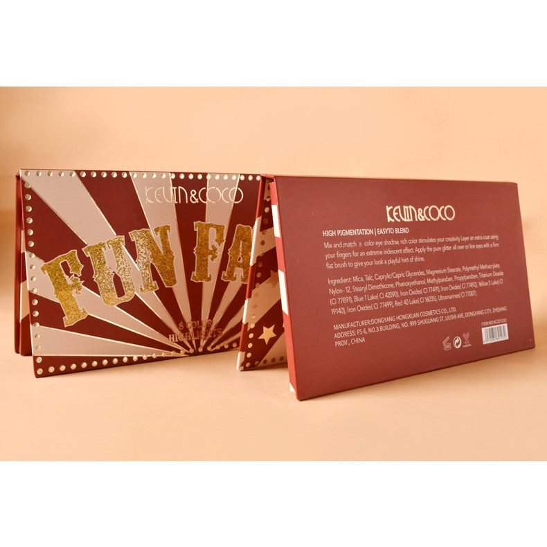 Paleta Highlighter ( Iluminator ) Kevin&Coco 8 culori
