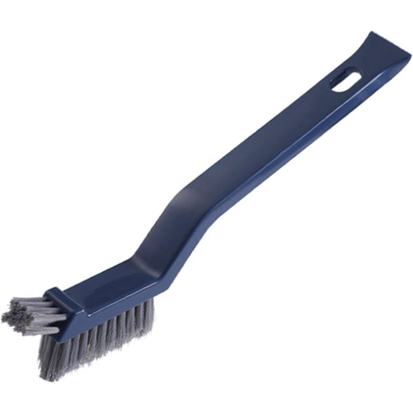 Perie 3in1 de Curatat Podele si Rosturi, selexmo, Lungime Maner 28 cm, Peri din PP, Otel si Plastic, Cleste pentru Scame si Par Inclus, Albastru