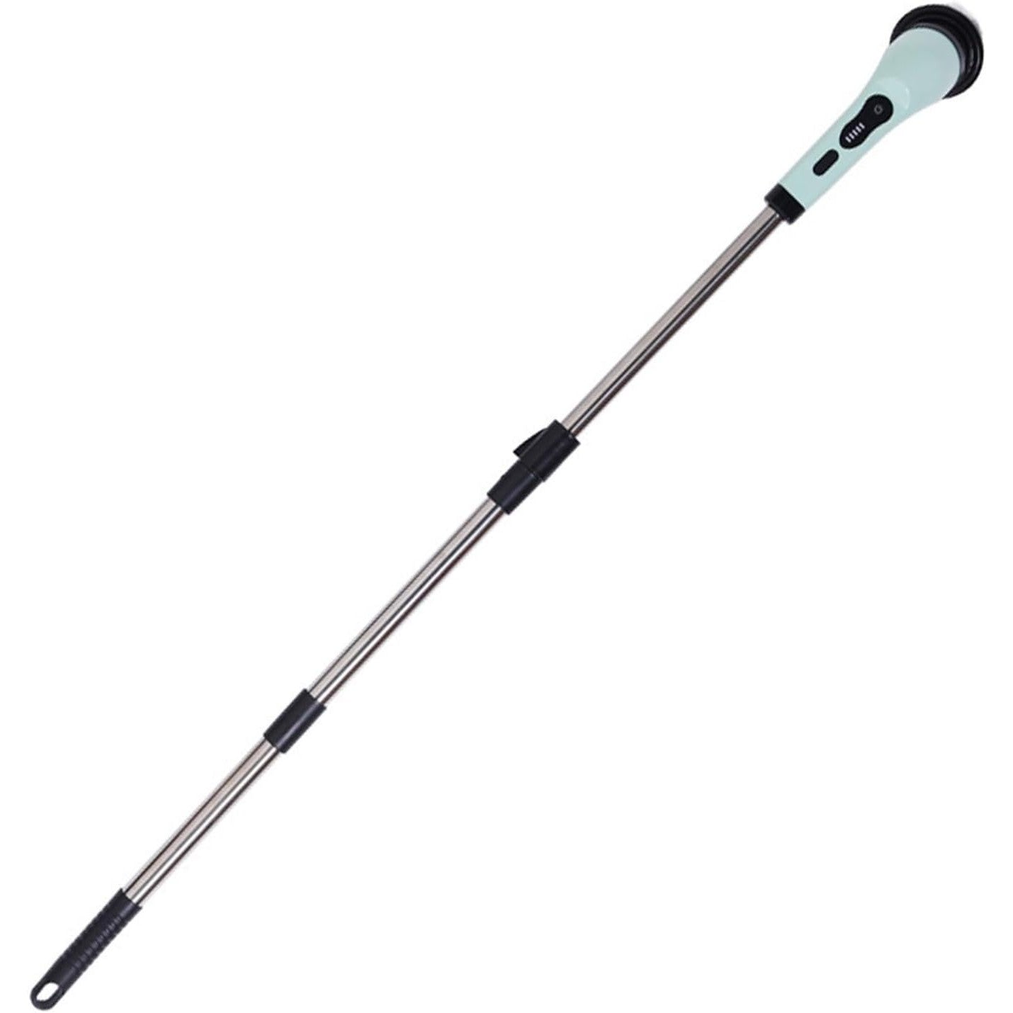 Perie Electrica de Curatare, selexmo, pentru Gresie, Baie, Bucatarie, 25x20x9.5 cm, cu 9 Capete, Maner Extensibil Detasabil 84-127cm, Incarcare USB-Type C, Rotire 360 de Grade, 3000 mAh, Culoare: Verde