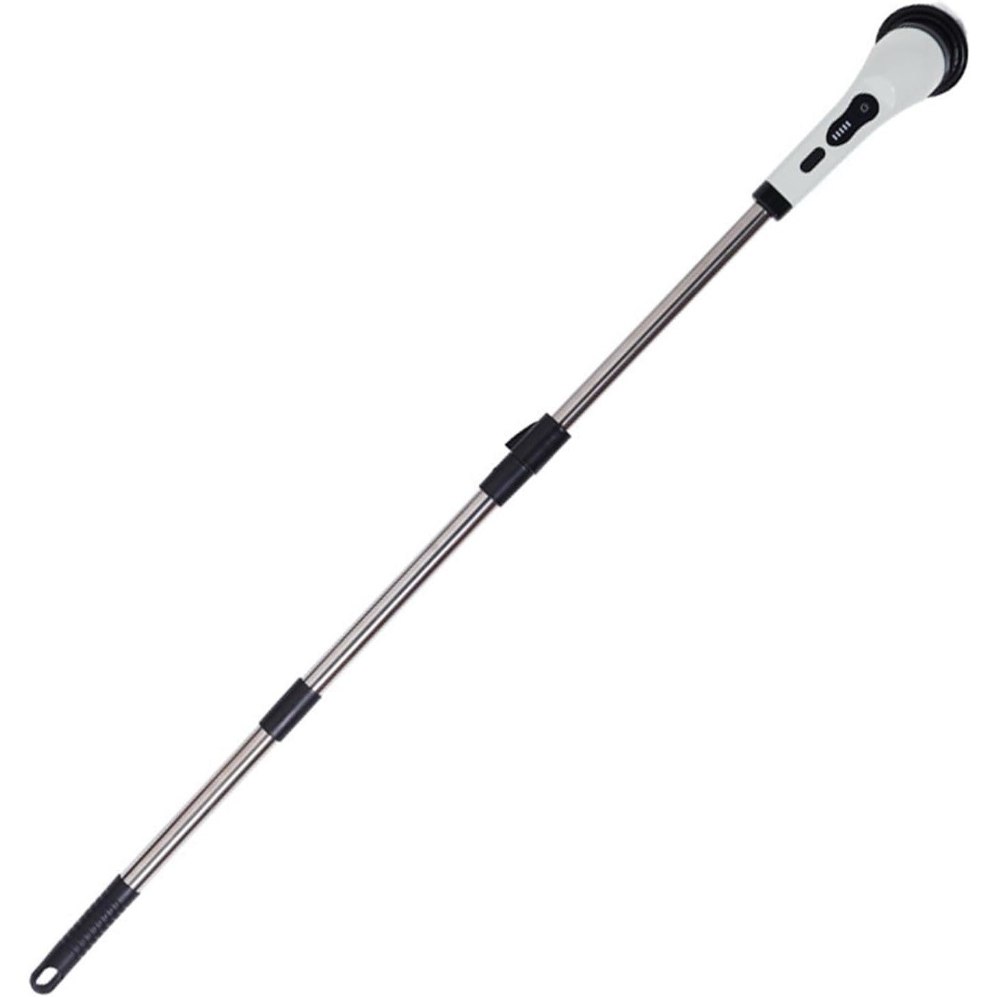 Perie Electrica de Curatare, selexmo, pentru Gresie, Baie, Bucatarie, 25x20x9.5 cm, cu 9 Capete, Maner Extensibil Detasabil 84-127cm, Incarcare USB-Type C, Rotire 360 de Grade, 3000 mAh, Culoare: Alb