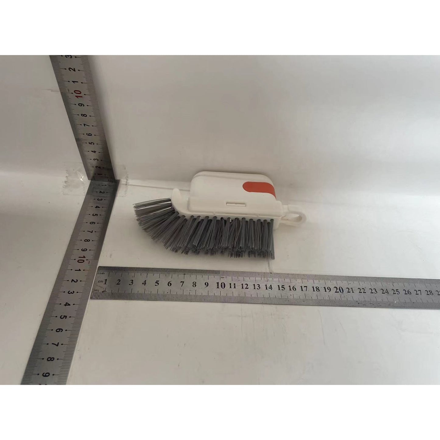 Perie Multifunctionala 3 in 1 de Curatare, selexmo, pentru Bucatarie, Vesela, Geamuri, Cap Detasabil, 9x15x2.5 cm, Portocaliu