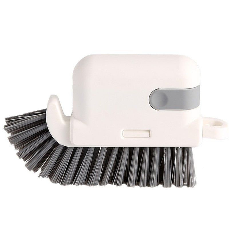 Perie Multifunctionala 3 in 1 de Curatare, selexmo, pentru Bucatarie, Vesela, Geamuri, Cap Detasabil, 9x15x2.5 cm, Gri