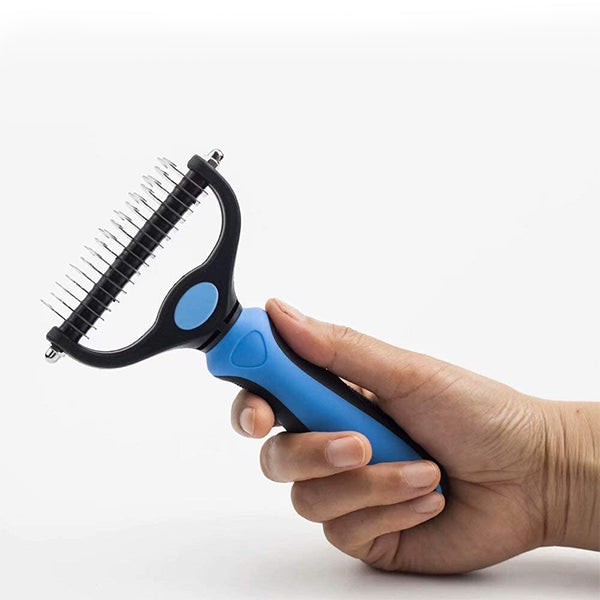 PetBrush 🐾 - Perie dublă pentru îndepărtarea părului și a pufului