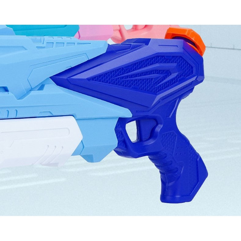 Pistol cu Apa pentru Copii, Rezervor, Pentru Piscina/Plaja, Selexmo, 6ani+, 3 duze, Albastru, 770ML