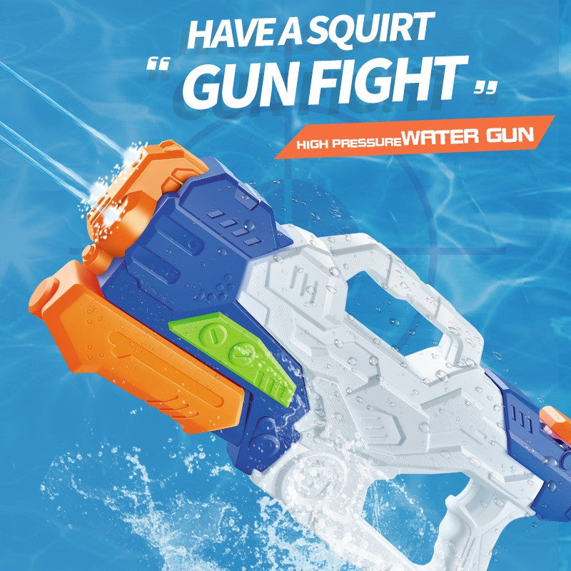 Pistol cu Apa pentru Copii, Rezervor, Pentru Piscina/Plaja, Selexmo, 6ani+, 3 duze, Multicolor, 1000ML