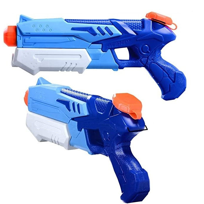 Pistol cu Apa pentru Copii, Rezervor, Pentru Piscina/Plaja, Selexmo, 6ani+, Albastru, 300ML