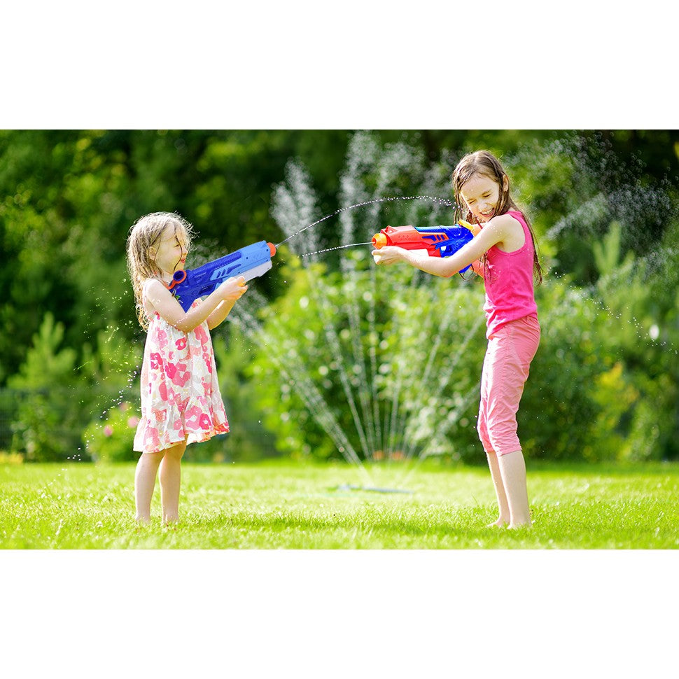 Pistol cu Apa pentru Copii, Rezervor, Pentru Piscina/Plaja, Selexmo, 6ani+, Bleumarin/Rosu, 300ML